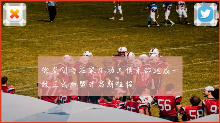 徐友刚与石家庄功夫俱乐部达成一致正式加盟开启新征程